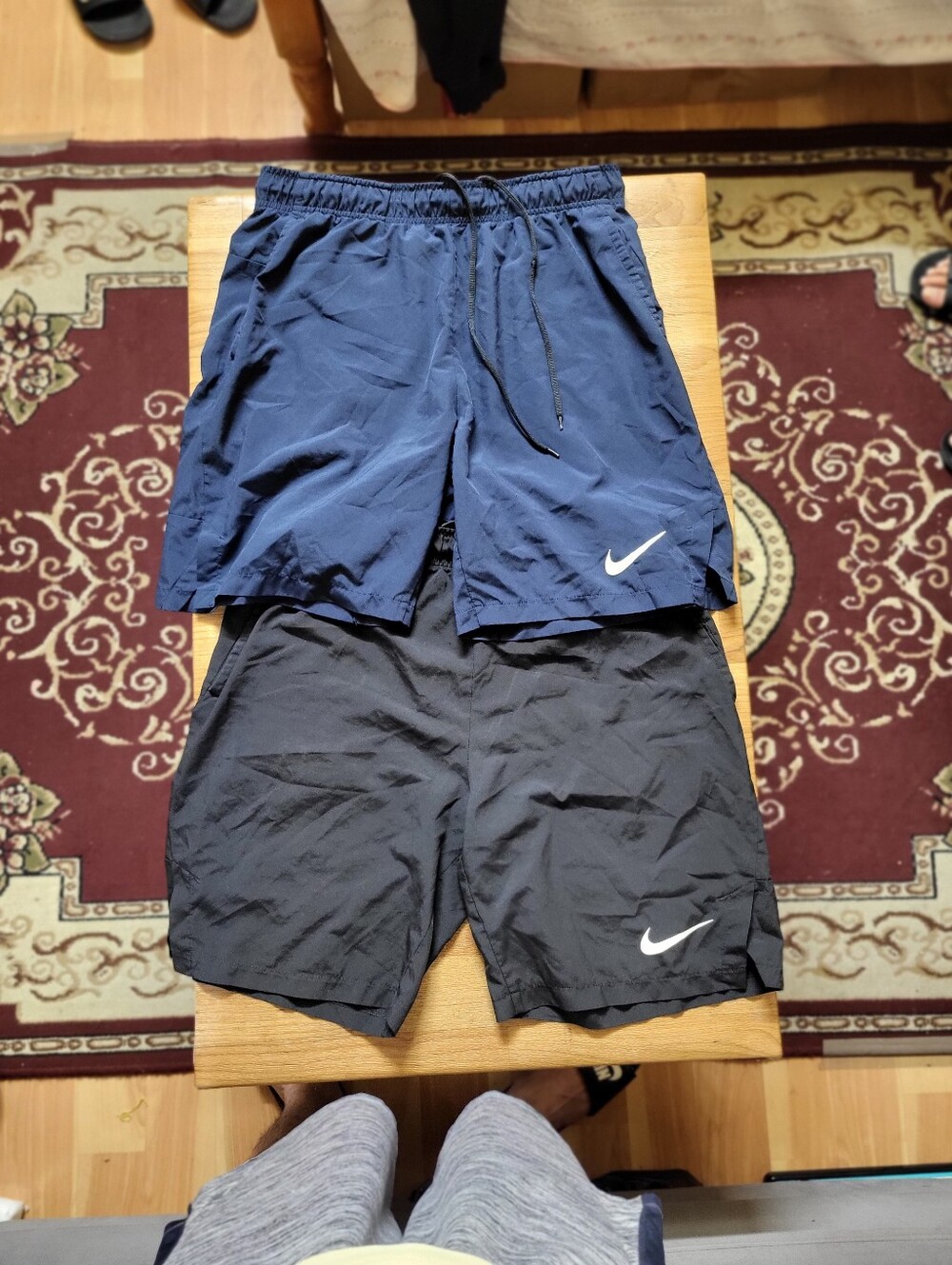 Bundle Of Two Nike Dri-FIT Running Shorts Mens Medium Navy&Black Athletic Shorts